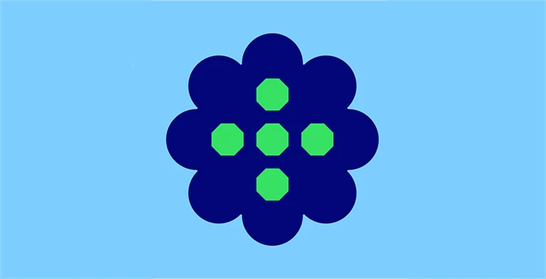 Försäkringsblomma ikon. Illustration.